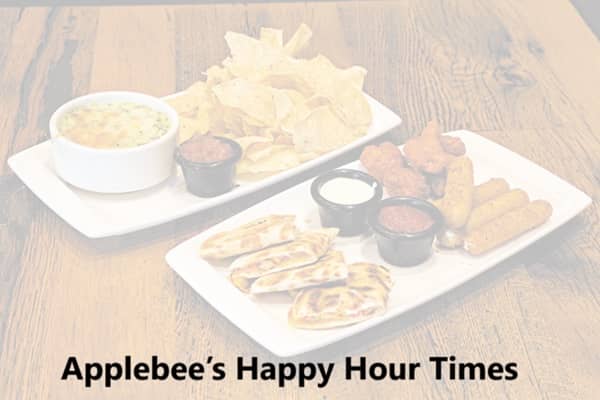 Applebee’s Happy Hour Times & Menu 2024