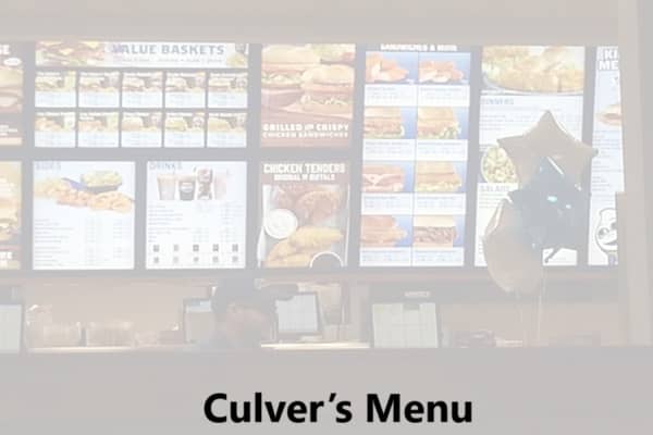 Culver’s Menu with Prices (2024)