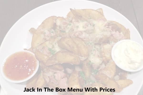 Jack In The Box Menu