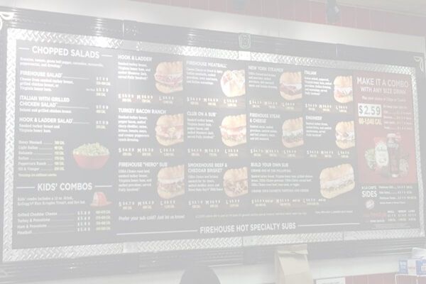 Firehouse Subs Menu With Prices